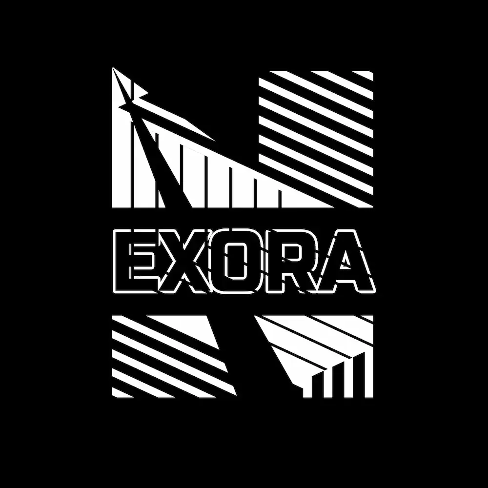Nexora Logo B&W